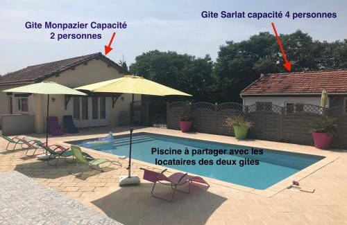 Savignac-sur-Leyze Casa | Maison de campagne Piscine, jacuzzi 2P Monflanquin