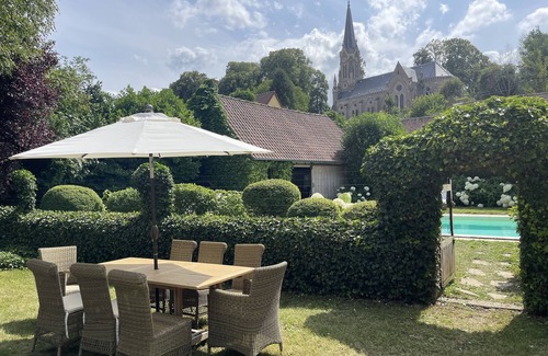 Vauchelles-les-Domart Casa | Maison de Campagne Avec Piscine Chauffée