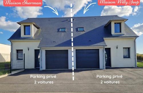 Saint-Come-de-Fresne Casa | Maison de vacance, 4min à pied de la plage - Parking privé - Wifi gratuit - Terrasse - Calme