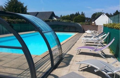 Erdeven Casa | Maison de vacances en Bretagne à 900 m de la plage - 5 personnes - Piscine chauffée