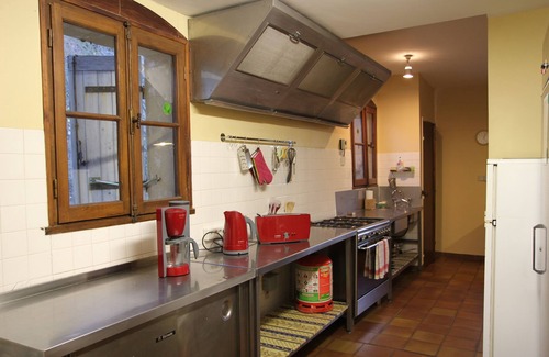 Malaucene Casa | Gran cabaña con piscina privada y tenis.