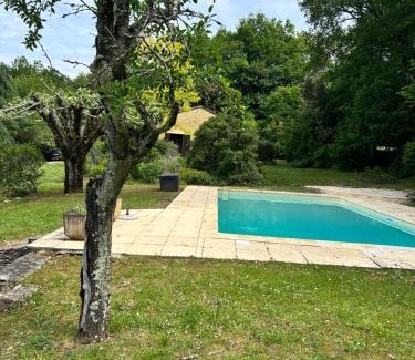 Beynac-et-Cazenac Casa | Maison en pierre Les Chardonnerets avec piscine