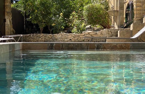 Saint-Maximin Casa | Maison en Pierre 190 m2 Uzès Piscine Plein sud Avec Superbe vue sur les Vignes