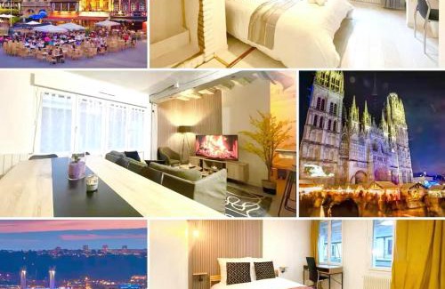 Quartier Saint-Marc - Croix de Pierre - Saint-Nicaise Apartamento | Maison Hyper Centre Rouen - Patio - TV 4K - WIFI-Fibre - 4 chambres - Machine à laver - Sèche linge - Lave Vaisselle - Confort - Spacieux