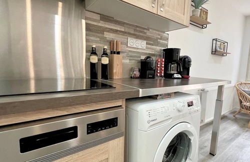 Saint-Omer Apartamento | Maison Hypercentre avec jardin, idéale groupes, 5 chambres 5 salles de bain