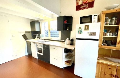 Lacanau-Ocean Chalet De Esquí | Maison jumelée dans un groupe d'habitations avec deux chambres et grande terrasse extérieure - 486874