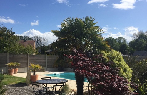 Anctoville-sur-Boscq Casa | Maison Moderne Avec Piscine Chauffée Dans la Baie du Mont st Michel 200m2
