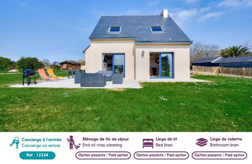 Plouguerneau Casa | Maison pour 6 avec jardin à 500 m de la plage