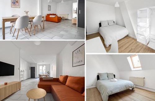 Roubaix Apartamento | Maison spacieuse, proche commodités & transports