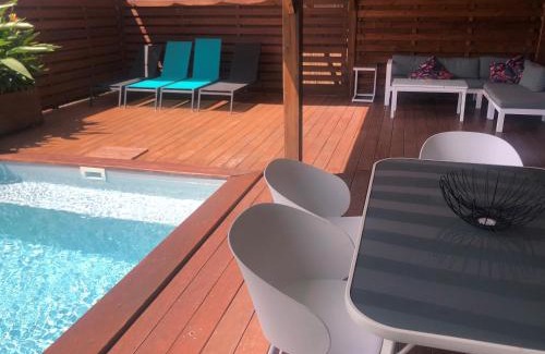 Le Marin Casa | Maison Ste Anne/Marin Piscine personnelle vue sur mer