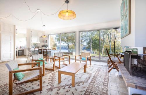 Clohars-Carnoet Casa | Maison vue sur la Laïta 2 kms plage
