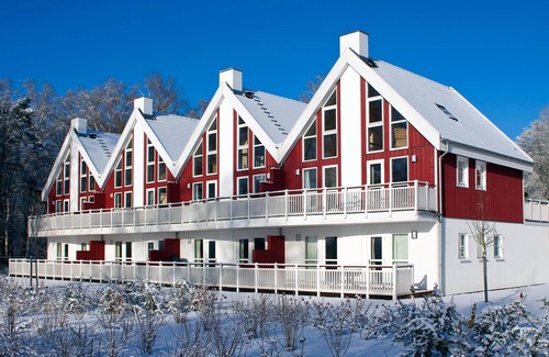 Bad Saarow Casa | Maisonette-Apartment „Bornholm“ 103m² für 6 Pers. im Schlosspark Bad Saarow, Sauna, Whirlpool und Kamin