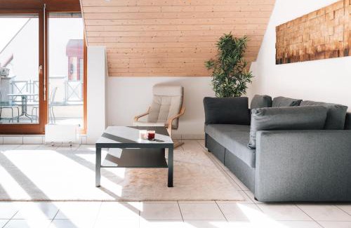 Bernhausen Apartamento | Maisonette-Wohnung Airport Messe Stuttgart - Balkon - Parkplatz