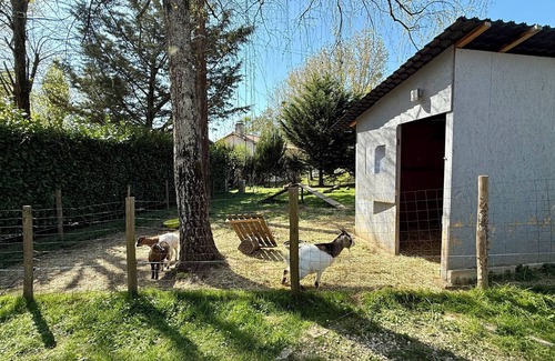 Loge-Fougereuse Casa | Maisonnette facing the animals