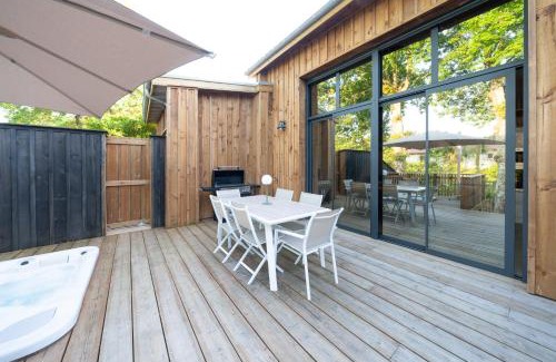 Cazaux Casa | Maisons PontLac, 2 maisons reliées en bord de canal à Cazaux