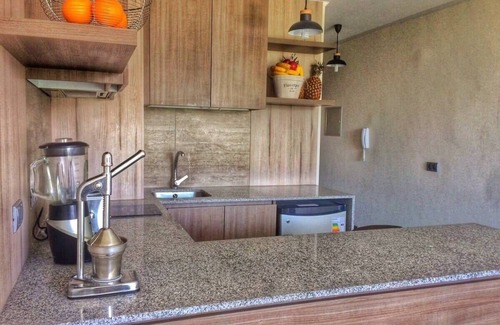 Apoquindo Apartamento | Majestic Studio - con vista a la montaña, piscina y gimnasio
