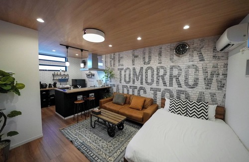 Saeki Ward Hotel | Make a reservation directly and save Double room - Garage House Hotel ISHIUCHI BASE 02 / Hiroshima Hiroshima