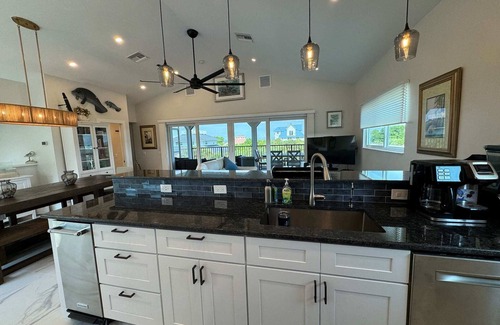North Captiva Casa | Manatee Haven: Screened-in Pool, Spa and Elevator! 2 Golf Carts
