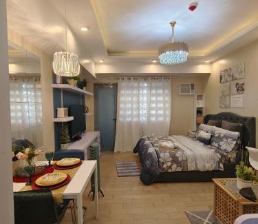 Socorro Apartamento | Manhattan Plaza tower 2 with Balcony, mini karaoke, Pool, Can Cook