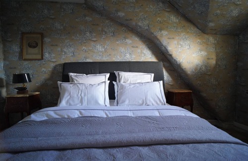 Bourre Cama Y Desayuno | Manoir de la Salle du Roc, near Chenonceau, Louise room
