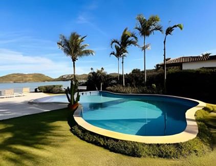 Village da Ferradura Casa | Mansão Casa Búzios Ferradura 5 Suítes, Pé na areia