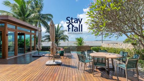 Barra do Sirinhaem Casa | Mansão Luxo Beira Mar-Piscina e Cozinheira-SH125