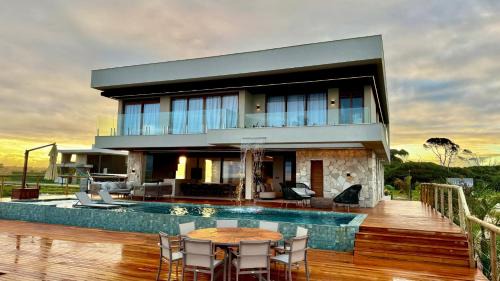 Barra do Jacuipe Casa | Mansão Pé na Areia 8 Suítes Alphaville Guarajuba