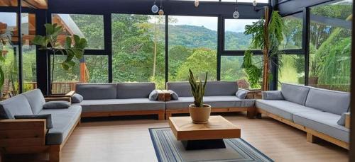 Santa Fe Villa | Mansion en Granja Orgánica Piscina Climatizada