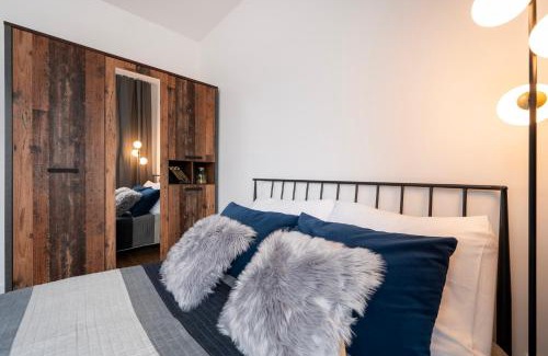 Baluty Apartamento | Manufaktura Residence - Apartamenty Industrial z Parkingiem i Dwoma Łazienkami