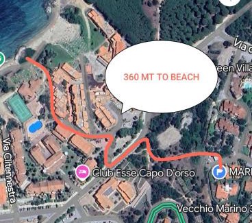 Palau Casa | Marino 350mt dal mare 4 pax