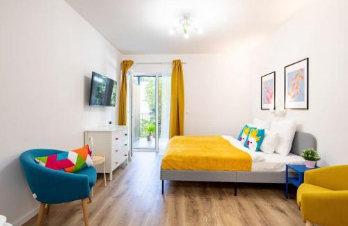 Csarnok negyed Apartamento | Marone 209 Budapest ~ AC/Balcony/Indoor Parking