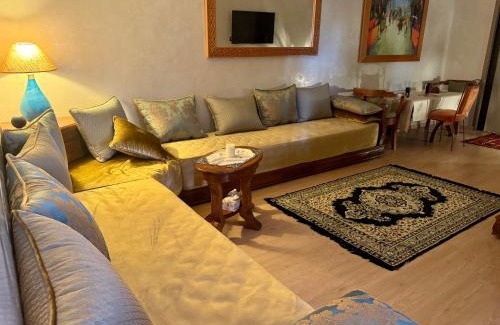 Menara Apartamento | Marrakech 3 ch piscine et déco artisanale parfait business et famille