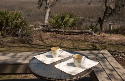 Knowles Island Plantation Cabaña | Marsh-front Cottage, donde comienza el río Broad, ¡con una vista magnífica!
