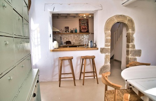 Collorgues Otro | Casa de piedra climatizada piscina 6 personas uzès pont du gard