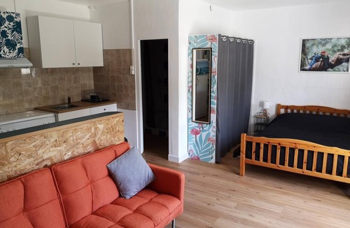 Saint-Andre Apartamento | Mas Paret Studio with terrace mountain view in 1ha property