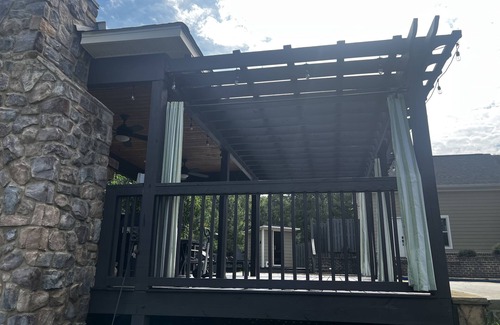 Riverwood Plantation Casa | Masters Week suburban stunner, pool, sauna and outdoor pergola with fireplace.