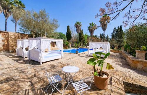 Manacor Apartamento | MATEO, Apartment auf Finca Zenara, Küche, XXL Pool, AC, WIFI, Yoga