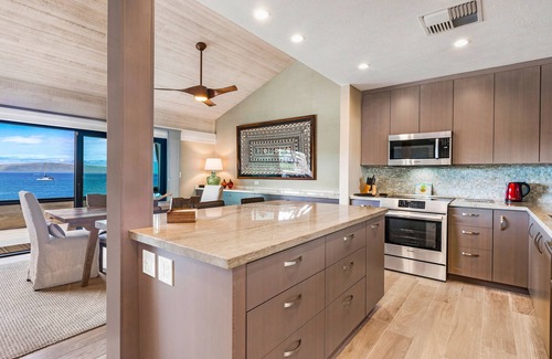 Wailea Condominio | Remodelado Maui Oceanfront 3br / 3ba Condo justo en el océano!