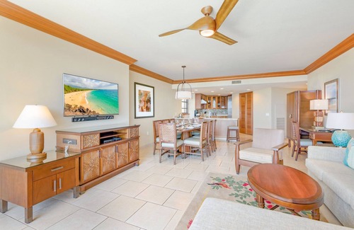 Kaanapali Villa | Maui Resort Rentals: Hyatt Residence Club - 3BR frente al mar planta superior VIlla