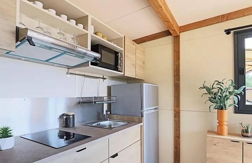 Nabirat Chalet De Esquí | Medieval Chalet - CLIM - 37 m2 mit überdachter Terrasse - 2 Schlafzimmer 5 Personen