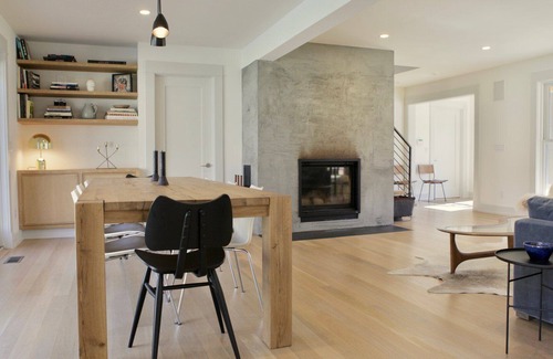 East Hampton North Casa | Nuevo listado: Casa espaciosa y moderna cerca de las playas del océano con piscina climatizada, sistema de música Sonos