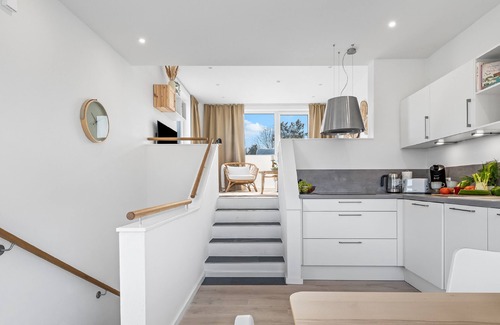 Bockholm Casa | Meerliebe - sea view, roof terrace, infrared sauna, shower, e-charging station