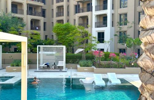 Umm Suqeim 3 Apartamento | MegaLuxury Flat Resort, Amazing Pool, Burj direct View
