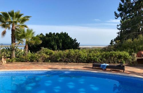 Tavira Villa | Meia Lua - Your Private Artsy Paradise Overlooking the Ria Formosa with pool and sea views near Barril beach, Tavira