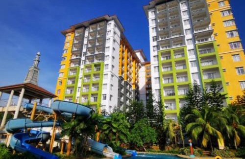 Malacca City Apartamento | Melaka B- Lagoon Resort FREE 4 & 6 Waterpark ticket