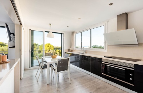 Port d'Addaia Villa | Encantadora Casa Addaia con Piscina Privada & Amplia Terraza con Hermosas Vistas