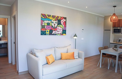 San Vicente de la Barquera Apartamento | "Merón" - Family apartment with terrace & close to the beach directly at the surf camp
