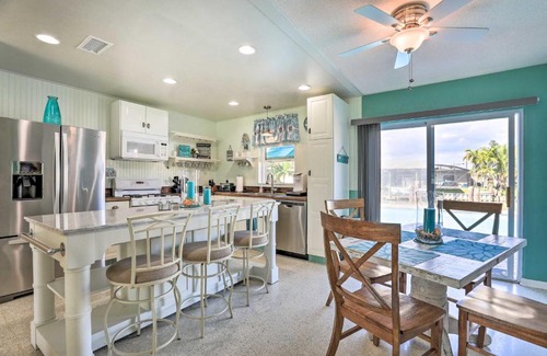 Merritt Island Casa | Merritt Island Home on Canal Private Heated Pool!
