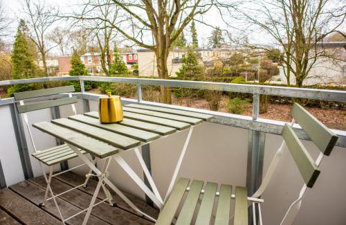 Mittelfeld Apartamento | Messewohnung für 4 Gäste mit kostenlosem Parkplatz