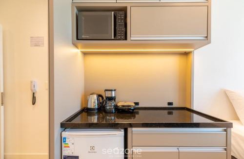 Centro Apartamento | MHFA - Studios em Prédio Luxuoso com Vista Mar